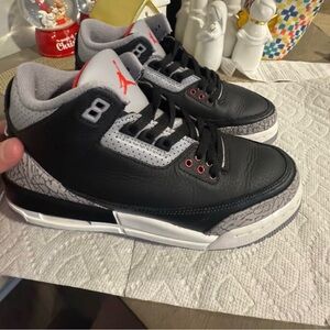 Jordan Kids Black and White Sneakers